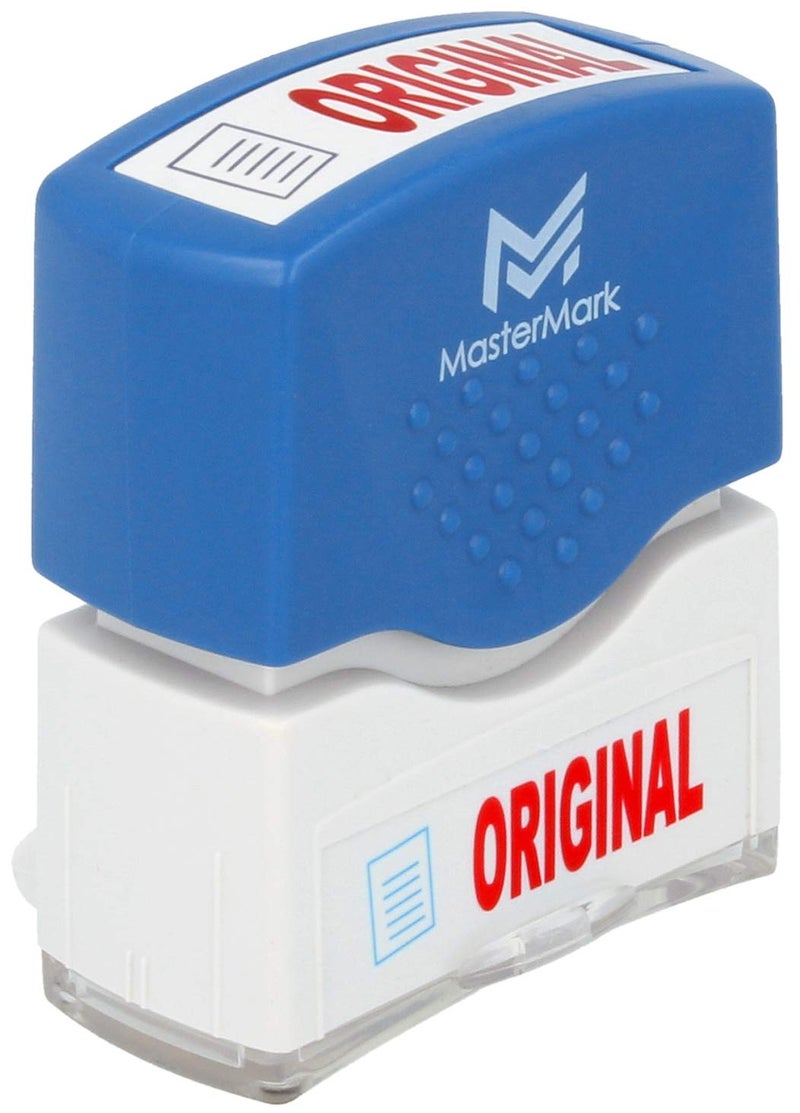 MasterMark Premium 2-Color Pre-Inked Office Stamp (Original) - Image 1